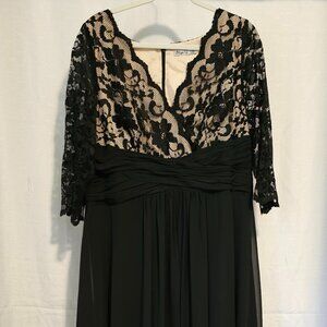 Eliza J Black Formal Evening Gown 14W
